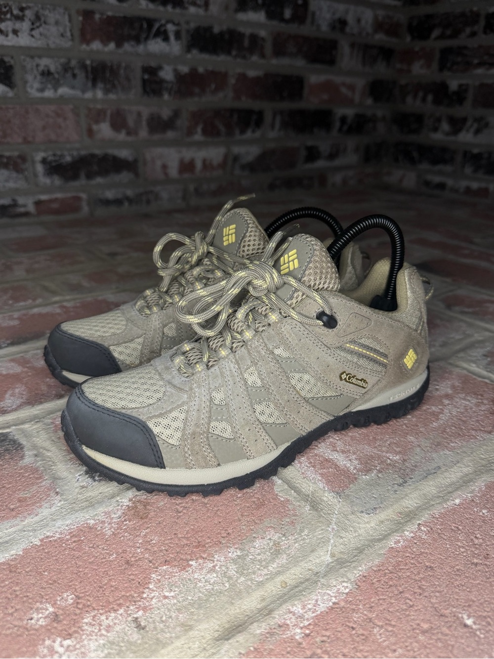 Columbia Redmond Low Hiking Shoes Womens Outdoor Trail Brown Size 7